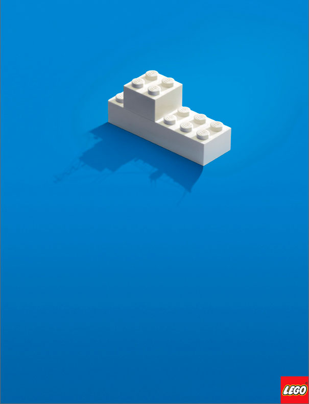 Anuncios minimalistas - Lego