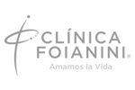 Logo Clinica Foianini Blanco y Negro