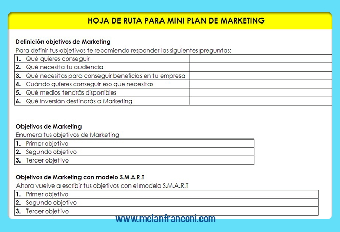 Planes de marketing para empresas 2