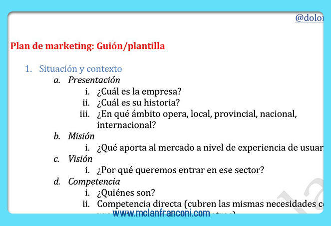 Planes de marketing para empresas 6