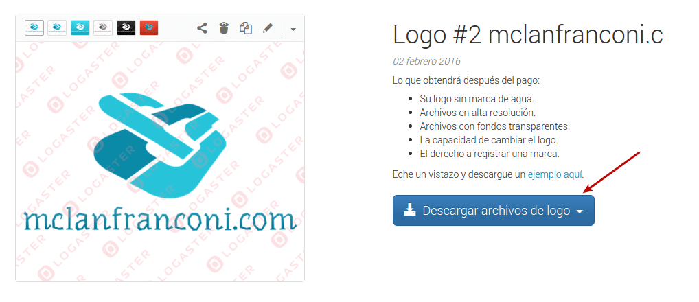 obtener logo con Logaster 3